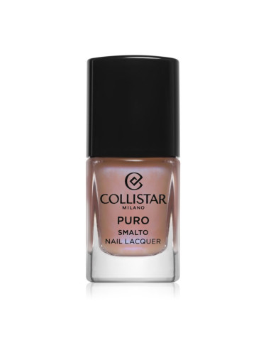 Collistar Puro Long-Lasting Nail Lacquer дълготраен лак за нокти цвят 919 Porcellana Beige 10 мл.