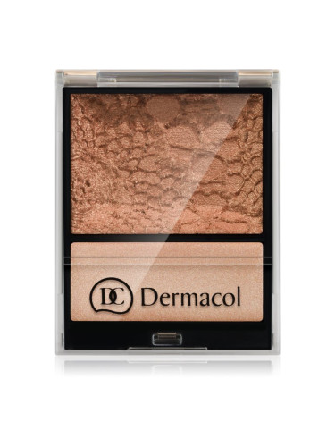 Dermacol Duo Bronze палитра хайлайтъри 11 гр.