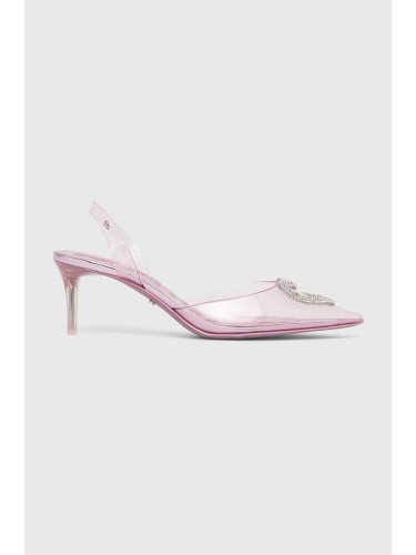 Обувки с висок ток Aldo Barbieslingb в прозрачен цвят 13642158.BARBIESLINGB