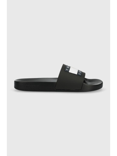 Чехли Tommy Jeans POOL SLIDE ESS в черно EM0EM01191