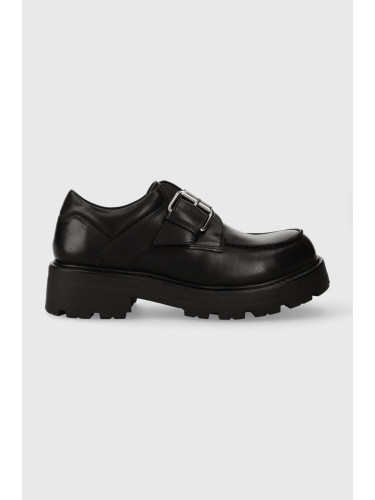 Кожени мокасини Vagabond Shoemakers COSMO 2.0 в черно с платформа 5449.301.20