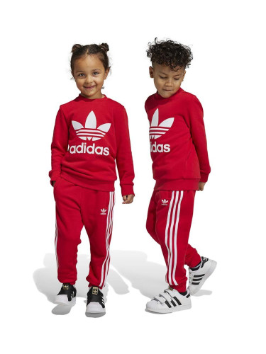 Детски анцуг adidas Originals в червено