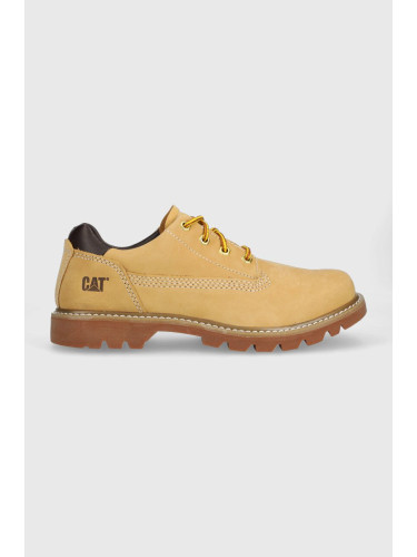 Половинки обувки от велур Caterpillar COLORADO LOW 2.0 в кафяво P111124