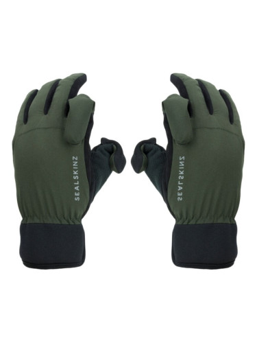 Sealskinz Waterproof All Weather Sporting Glove Olive Green/Black 2XL Велосипед-Ръкавици