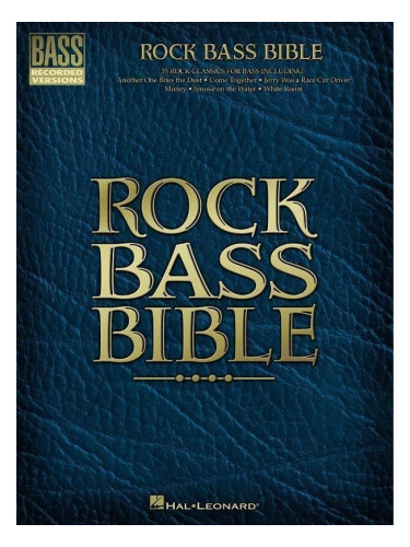 Hal Leonard Rock Bass Bible Нотна музика