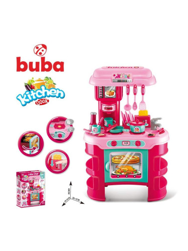 Buba Kitchen Cook детска кухня розова 008-908 за деца над 3 години