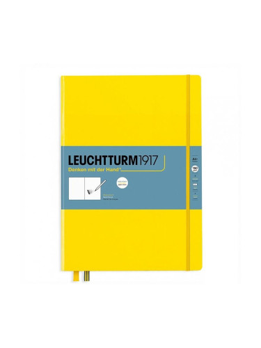 Тефтер А4+ Leuchtturm1917 New Sketchbook Master Lemon, твърди корици