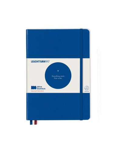 Тефтер А5 Leuchtturm1917 BAUHAUS Collection Royal, твърди корици