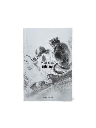 Тетрадка Pininfarina - Sostanza Notes Inferno Dante Alighieri 700th Anniversary Special Edition, каменна хартия, бяла