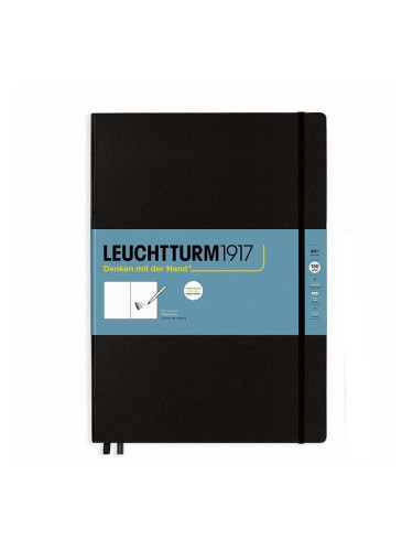 Тефтер А4+ Leuchtturm1917 New Sketchbook Master Black, твърди корици