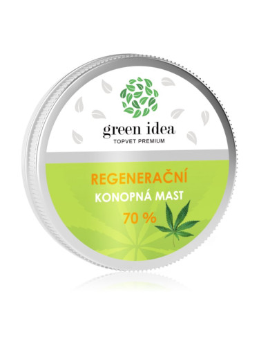 Green Idea Regenerative hemp ointment 70% регенерираща и успокояваща грижа 100 мл.
