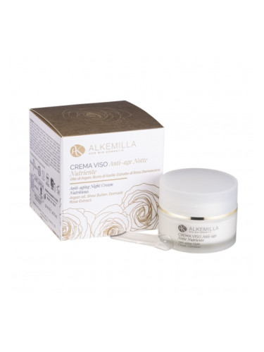Подхранващ анти-ейдж нощен крем - Alkemilla