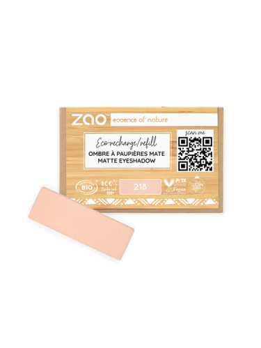 ZAO Organic - Матови сенки за очи - пълнител