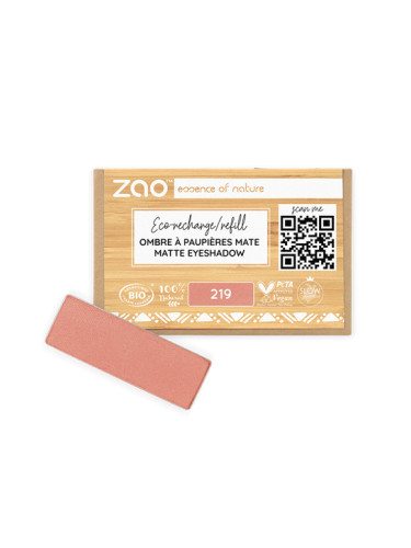 ZAO Organic - Матови сенки за очи - пълнител