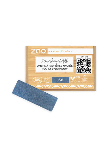 ZAO Organic - Перлени сенки за очи - пълнител