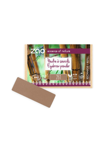 Сенки за вежди - Пълнител (3 цвята) - Zao Organic