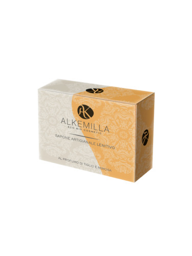Био успокояващ домашен сапун с липа и мимоза - Alkemilla
