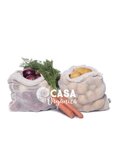 Мрежеста торбичка за пазар - Casa Organica - 38x30