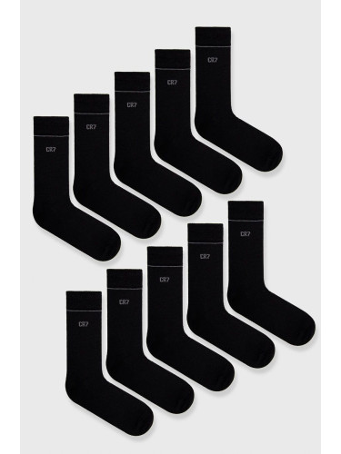 Чорапи CR7 Cristiano Ronaldo (10 чифта) в черно
