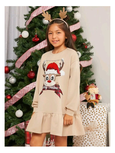 Детска рокля Christmas Deer
