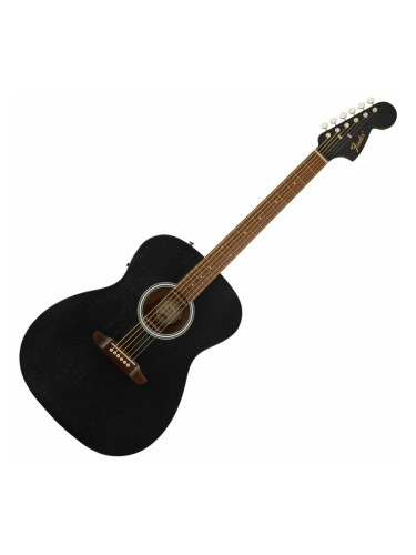 Fender Monterey Standard Black Електро-акустична китара Джъмбо