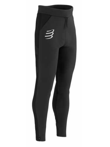 Compressport Hurricane Windproof Seamless Pants Black M Панталони за бягане / клинове