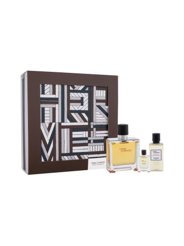 Hermes Terre d´Hermès Подаръчен комплект парфюм 75 ml + душ гел 40 ml + парфюм 5 ml