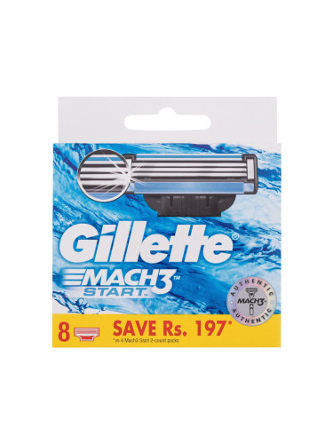 Gillette Mach3 Start Резервни ножчета за мъже Комплект