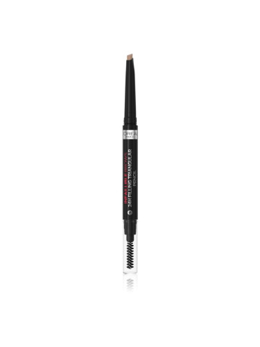 L’Oréal Paris Infaillible 24h Filling Triangular Pencil прецизен молив за вежди водоустойчив цвят 06 Dark Blonde 1 мл.
