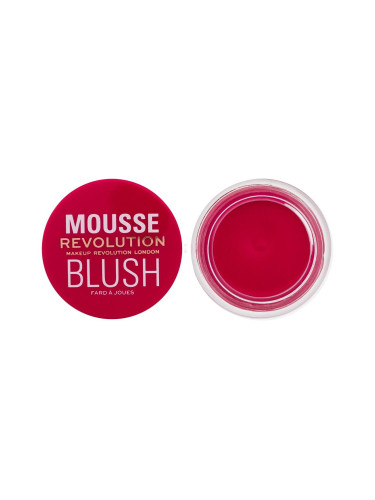 Makeup Revolution London Mousse Blush Руж за жени 6 гр Нюанс Juicy Fuchsia Pink