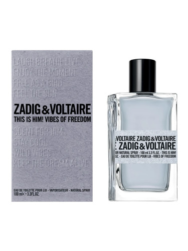 Zadig & Voltaire This is Him! Vibes of Freedom EDT Тоалетна вода за мъже 100 ml /2022