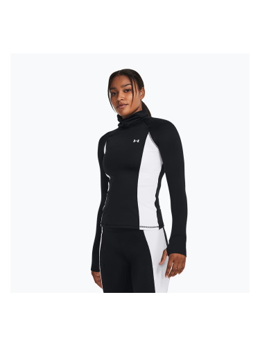 Дамски суитшърт Under Armour Train CW Funnel Neck черен/лимонено жълт/бял