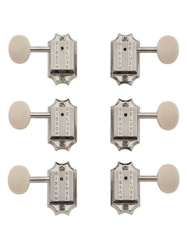 Gibson Deluxe White Button T Set Nickel Тунинг част за китара