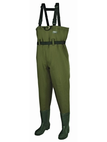 DAM Hydroforce Nylon Taslan Chest Wader Bootfoot Green 46-2XL Гащеризон за риболов