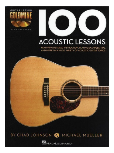 Hal Leonard Chad Johnson/Michael Mueller: 100 Acoustic Lessons Нотна музика