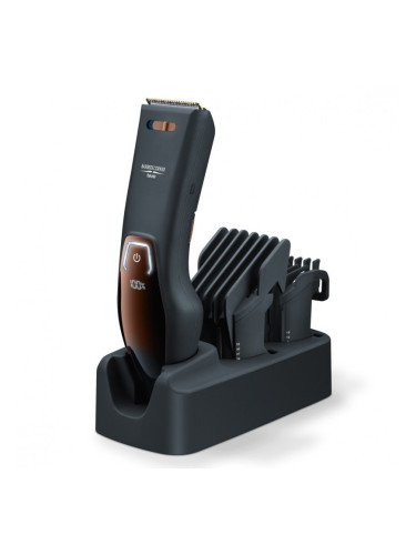 Машинка за подстригване Beurer HR 5000, Бързо зареждане, LED дисплей, 11 дължини, 5 прецизни настройки, Черен