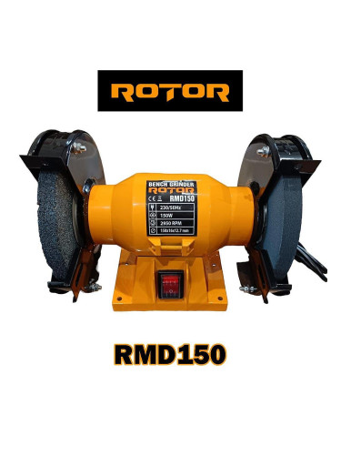 Шмиргел 150W, ROTOR RMD150, дискове 150мм, 2950 об./мин