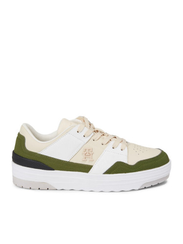 Tommy Hilfiger Сникърси Th Lo Basket Sneaker FW0FW07309 Бежов