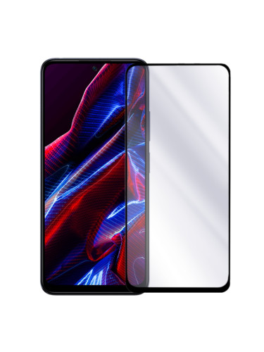 Стъклен протектор OG Premium с цяло лепило, За Xiaomi Redmi Note 12 5G/Poco X5, Черен