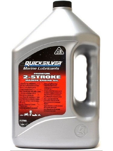 Quicksilver Premium TwoStroke Outboard Engine Oil 4 L Двигателно масло 2-тактово