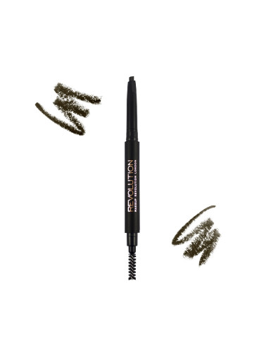 MAKEUP REVOLUTION Duo Brow Definer Молив за вежди   