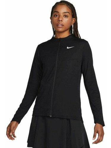 Nike Dri-Fit ADV UV Womens Black/White L Риза за поло