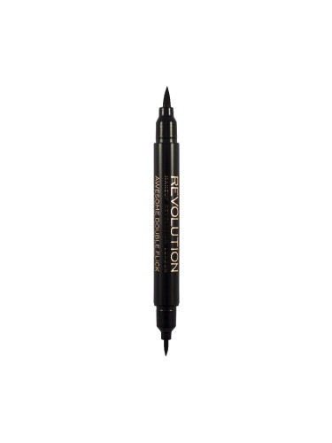 MAKEUP REVOLUTION Awesome Double Flick Eyeliner Очна линия  1gr