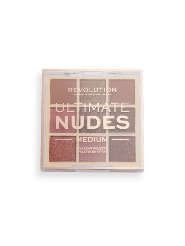 MAKEUP REVOLUTION Ultimate Nudes Eyeshadow Palette Medium Палитра  8gr