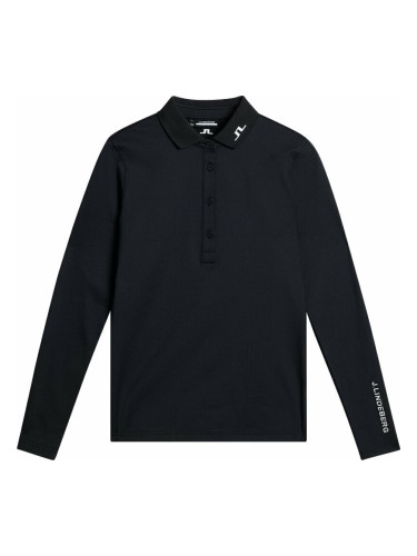 J.Lindeberg Tour Tech Long Sleeve Womens Black XS Риза за поло