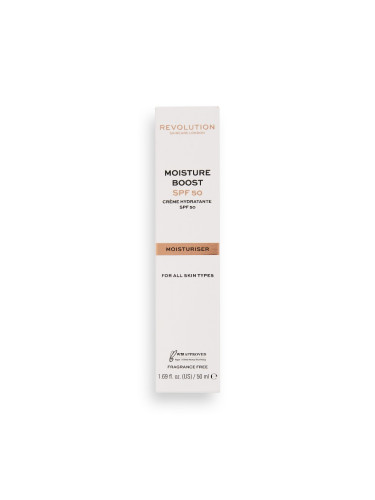 REVOLUTION Skincare SPF50 Daily Defender Lightweight Moisturiser Дневен крем дамски 50ml