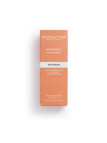 REVOLUTION Skincare Vitamin C Brightening Eye Cream Продукт за очи дамски 15ml