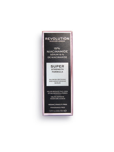 REVOLUTION Skincare 15% Niacinamide Blemish & Pore Refining Serum Серум дамски 30ml