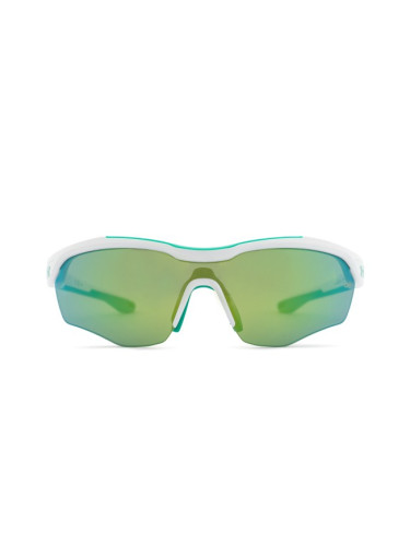 Under Armour UA Yard Pro JR 07R V8 99 - правоъгълна слънчеви очила, детски, бели, огледални