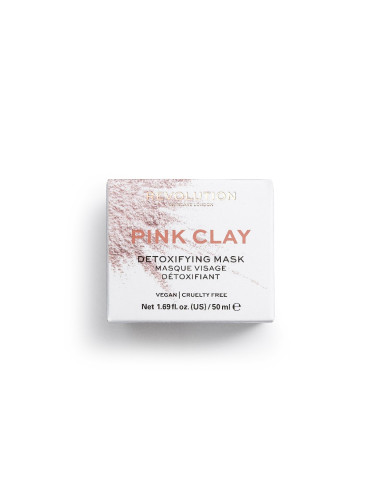 REVOLUTION Skin Pink Clay Detoxifying Face Mask Маска за лице дамски 50ml